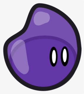 Crankeye Purple Jelly Svg Clip Arts - Cartoon Jellybean, HD Png Download, Free Download