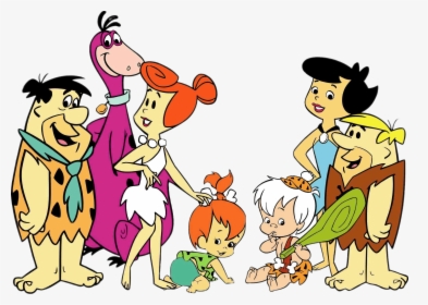 The Flintstones And Rubbles - Flintstones Cartoon Characters, HD Png Download, Free Download
