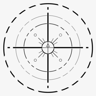 Transparent Crosshair Futuristic - Sci Fi Crosshair Png, Png Download, Free Download