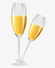 White Wine Champagne Cocktail Beer - Champagne Glass, HD Png Download, Free Download