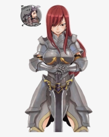 Png Erza Scarlet Fairy Tail - Fairy Tail Quotes Erza, Transparent Png, Free Download