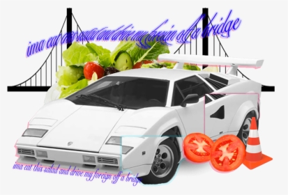 Transparent Yung Lean Png - Lamborghini Countach, Png Download, Free Download