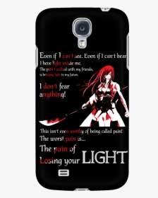 The Pain Of Losing Your Light Erza Scarlet - Fairy Tail Erza, HD Png Download, Free Download
