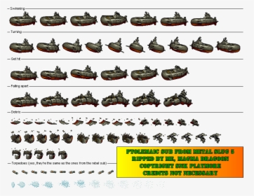 Ptolemaic Sub - Metal Slug 5 Enemies, HD Png Download, Free Download