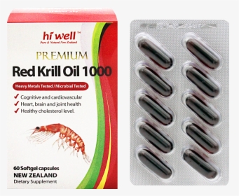 Hiwell Krill Oil 1000mg, HD Png Download, Free Download