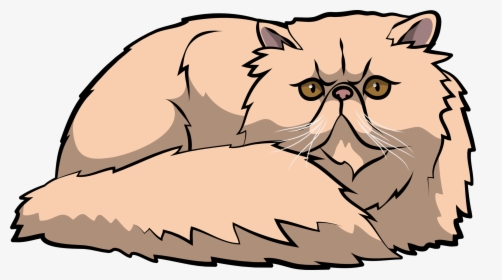 Persian Cat Cartoon, HD Png Download, Free Download