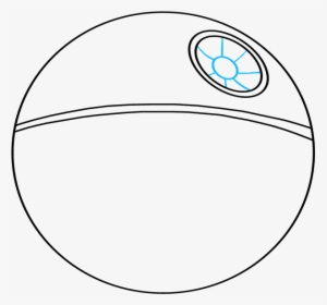 How To Draw Death Star From Star Wars - Circle, HD Png Download, Free Download