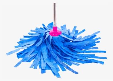 Pink Mop Bucket Flower Chamois Mop - Electric Blue, HD Png Download, Free Download