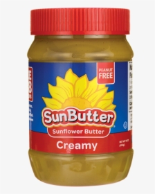 Sunbutter Sunflower Butter Creamy 16 Oz Jar - Sun Butter, HD Png Download, Free Download