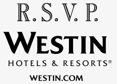 Rsvp Logo Png Transparent - Westin Hotel, Png Download, Free Download