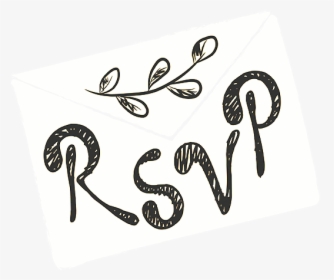 Rsvp Wedding Word Art - Illustration, HD Png Download, Free Download