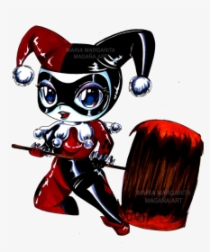 Transparent Harley Quinn New 52 Png - Chibi Harley Quinn Png, Png Download, Free Download