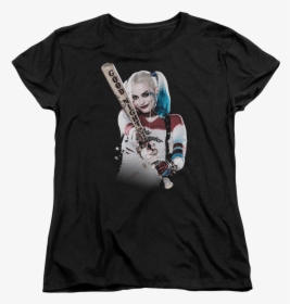 Suicide Squad Harley Bat At You Womens T-shirt - T Shirt Naruto Femme, HD Png Download, Free Download