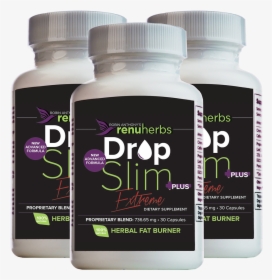 Drop Slim Plus Extreme 3 Bottles Deal - Drop Slim Renu Herbs, HD Png Download, Free Download