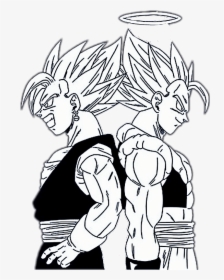 Vegeta Vegetto And Goku , Png Download - Gogeta And Vegito Merch Shirt, Transparent Png, Free Download