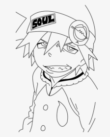 Transparent Black Star Soul Eater Png - Anime Coloring Pages Soul Eater, Png Download, Free Download