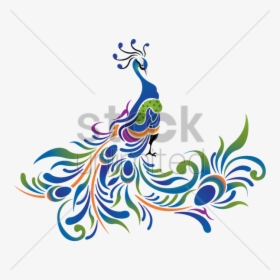Free Download Cartoon Images Of A Peacock Clipart Clip - Peacock Design Vector Png, Transparent Png, Free Download