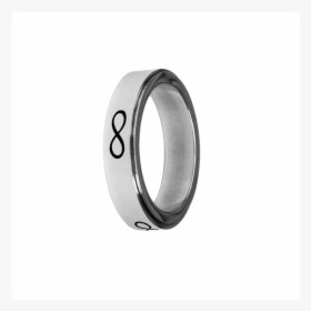 A Photo Of The Infinity Spinner Ring On Its Side - Circle, HD Png Download, Free Download