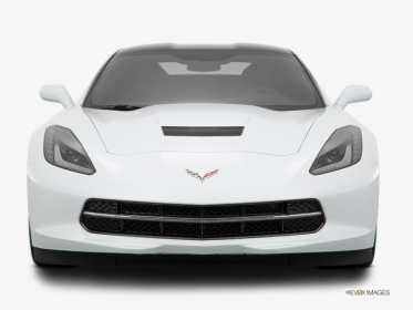 Transparent Corvette Stingray Png - Front View White Corvette C7, Png Download, Free Download