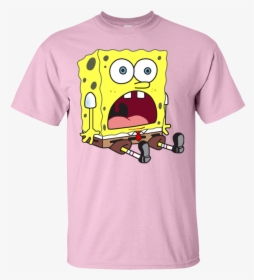 Shocked Spongebob T-shirt - Funny Spongebob Gifs Transparent, HD Png Download, Free Download