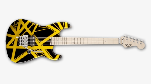 Evh Striped Series Black With Yellow Stripes - Evh Bumblebee, HD Png Download, Free Download