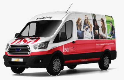 Commercial Wrapping Worcestershire - Passenger Van Mockup Free, HD Png Download, Free Download