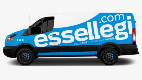 Ford Transit Wrap Design By Essellegi - Ford Transit Low Roof Vehicle Wrap, HD Png Download, Free Download