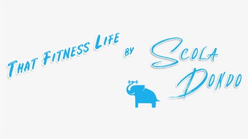 That Fitness Life By Scola Dondo - Calligraphy, HD Png Download, Free Download