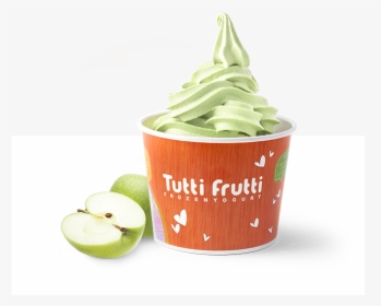 Green Apple Sorbet - Green Apple Frozen Yogurt, HD Png Download, Free Download
