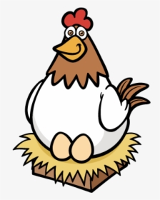 Cartoon Clip Art Rooster - Hen Cartoon Png, Transparent Png, Free Download