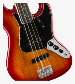 Fender Rarities Flame Ash Top Ebony Fingerboard Jazz - Squiet Classic Vibe Jazz Bass, HD Png Download, Free Download
