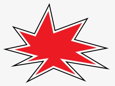 Red Burst Min - Illustration, HD Png Download, Free Download