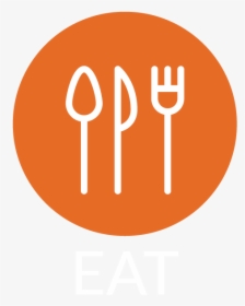 Eaticon - Eating Icon Orange Png, Transparent Png, Free Download