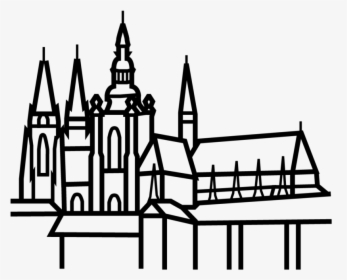 Prague Black And White Clipart Png, Transparent Png, Free Download