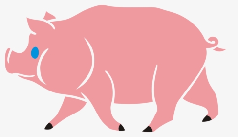 Livestock,carnivoran,pig - Clip Art, HD Png Download, Free Download
