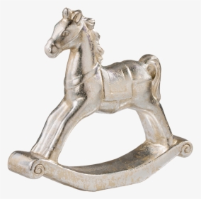Rocking Horse, Silver-coloured, 12 Cm - Stallion, HD Png Download, Free Download