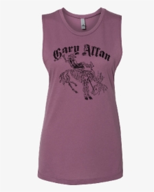 Gary Allan Ladies Purple Muscle Tank"  Title="gary - Active Tank, HD Png Download, Free Download