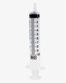 Plastic 10ml Syringe - Syringe, HD Png Download, Free Download