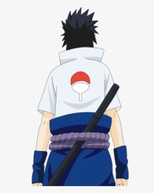 Look At Sasuke"s Outfit From The Back - Sasuke Back Png, Transparent Png, Free Download