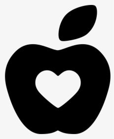 Hospital Apple Silhouette - Heart, HD Png Download, Free Download