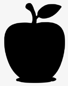 Fruit, Apple, Eating, Delicious, Silhouette - Apple Fruit Icon Png, Transparent Png, Free Download