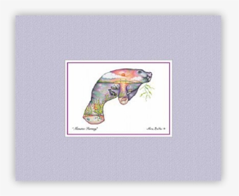 Manatee Fantasy Mini-prints - Picture Frame, HD Png Download, Free Download
