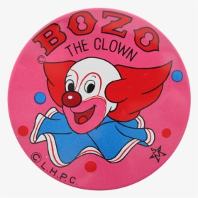 Bozo The Clown Pink Chicago Button Museum - Bozo The Clown Button, HD Png Download, Free Download