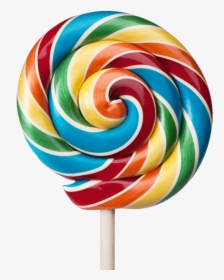 Lollypop Png - Swirly Lollipop, Transparent Png, Free Download