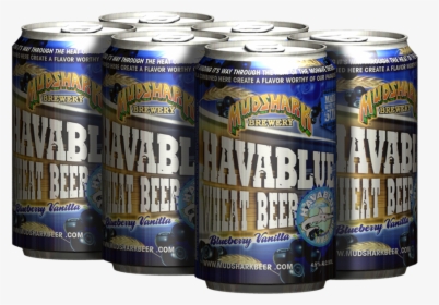Mudshark Havablue Wheat Beer , 6 Cans Briansdiscountmarket - Caffeinated Drink, HD Png Download, Free Download