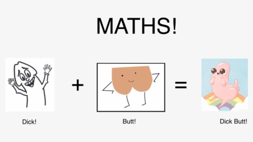 Dick Butt Maths - Dickbutt, HD Png Download, Free Download
