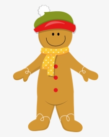 Christmas Gingerbread Man Clip - Christmas Gingerbread Man Clip Art, HD Png Download, Free Download
