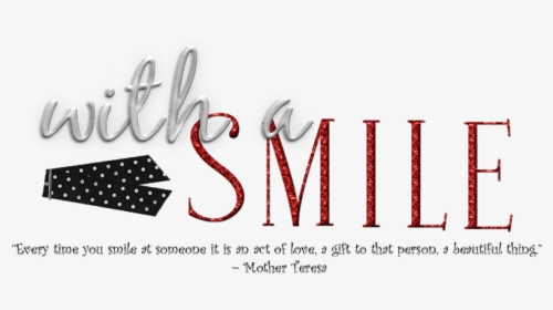 With A Smile - Polka Dot, HD Png Download, Free Download