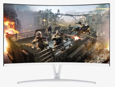 Detaik 24 Inch Lcd Pc Gaming Monitor Full Hd 24&quot - Game Warface, HD Png Download, Free Download