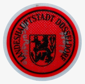 Rote Kfz-zulassungsplakette Landeshauptstadt Düsseldorf - Emblem, HD Png Download, Free Download